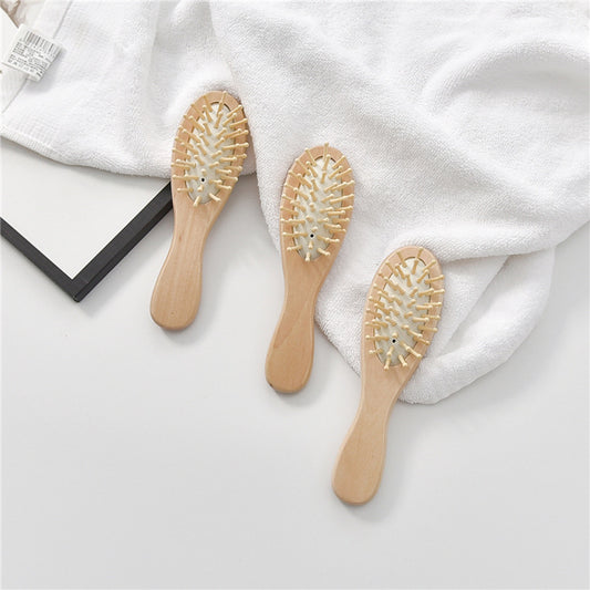 Children's Small Air Cushion Airbag White Rubber Mini Hair Brushes & Combs