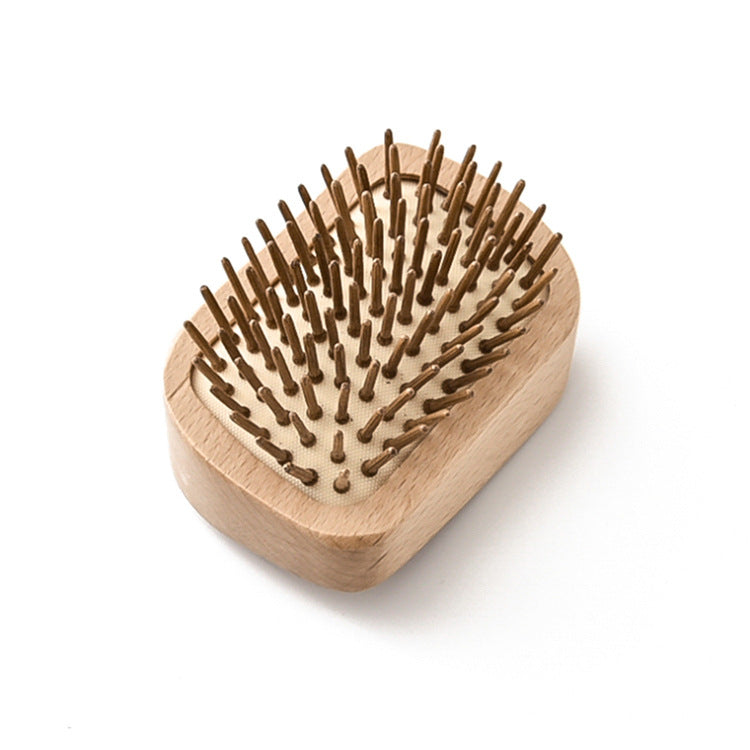 Steel Needle Wooden Air Cushion Without Hair Brushes & Combs