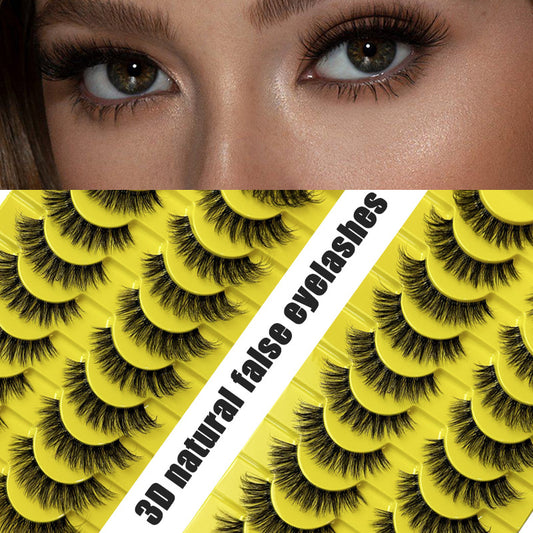 Curling Eyelash Stage Thick Three-dimensional Fluffy False Lashes