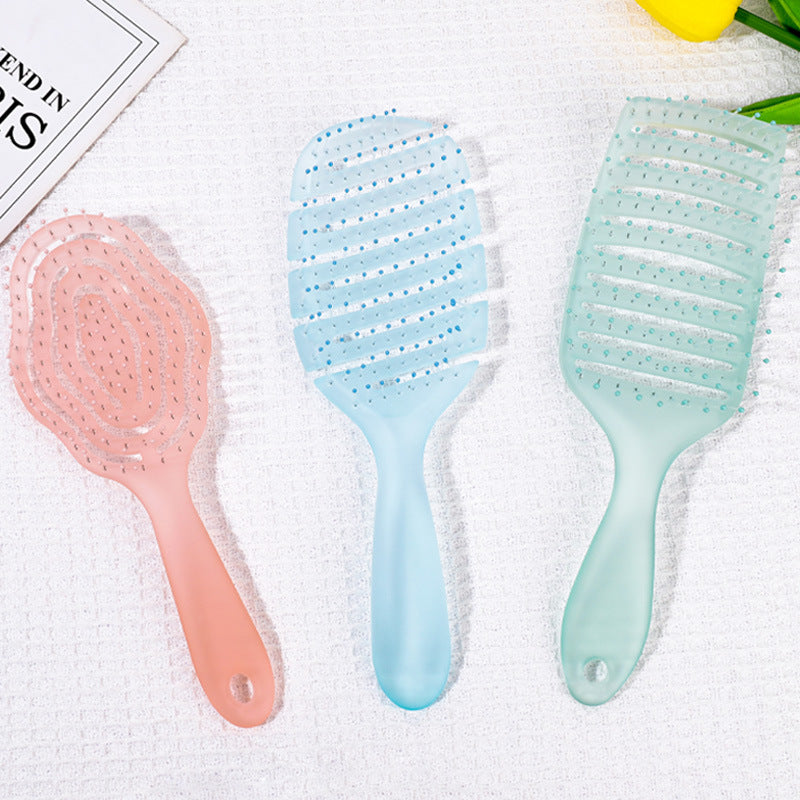 Candy Series Wet Dry Air Fluffy Hollow Hair Brushes & Combs