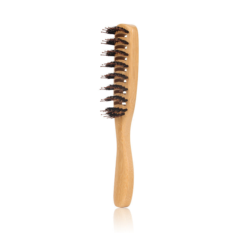 Bamboo Bristle Vent Household Portable Bandwidth Tooth Tangle Hair Brushes & Combs