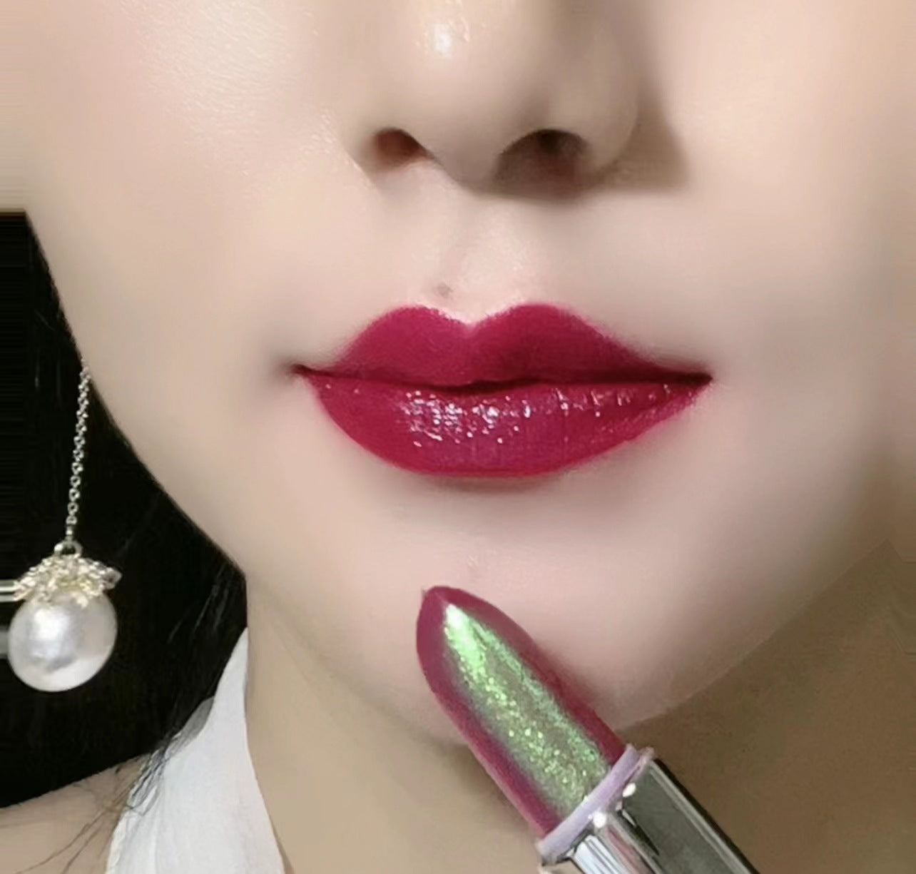 Cup Pearl Flash Chameleon Moisturizing Not Easy To Lipsticks