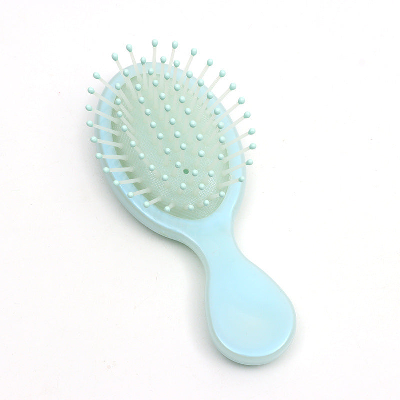 Portable Pearlescent Mermaid Travel Mini Pocket Hair Brushes & Combs