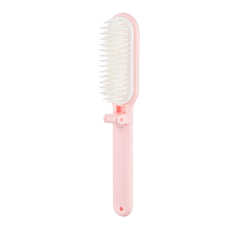 Children's Folding Portable Small Cute Plastic Mini Hair Brushes & Combs