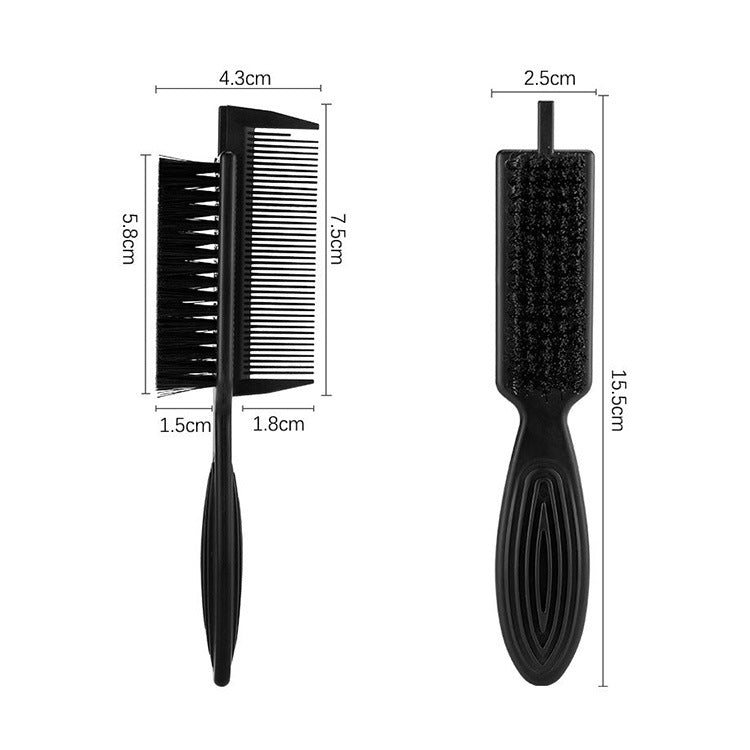 Sweep Color Plating Multicolor Plastic Handle Hair Brushes & Combs