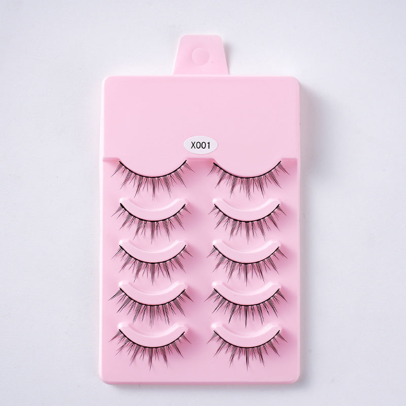 Eyelashes Eyelash Black Stem Self-adhesive Reusable False Lashes