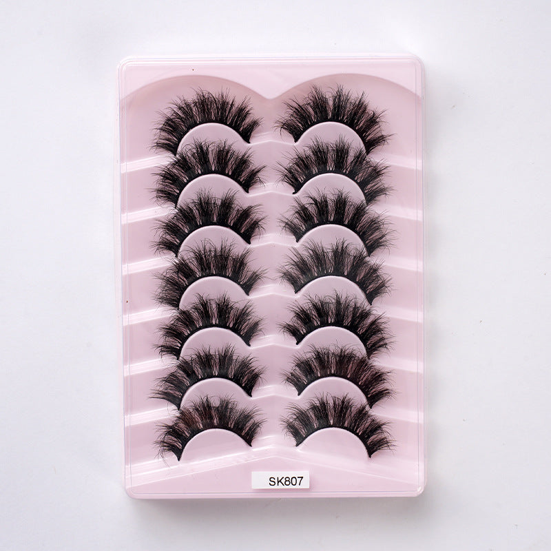 Chemical Fiber Eyelashes Natural Thick Curling False Lashes