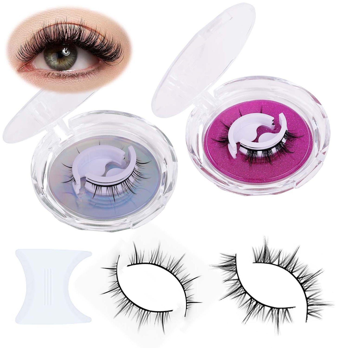 Eyelashes Natural Simulation One-piece Pair Reusable False Lashes