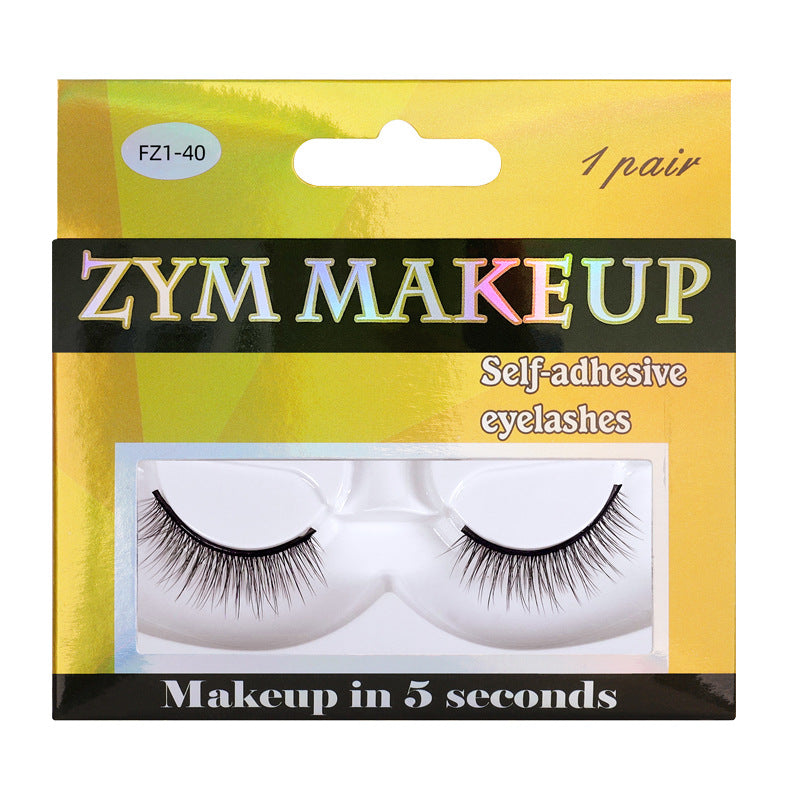 Self-adhesive Eyelashes Package Bie Beginner Comes False Lashes