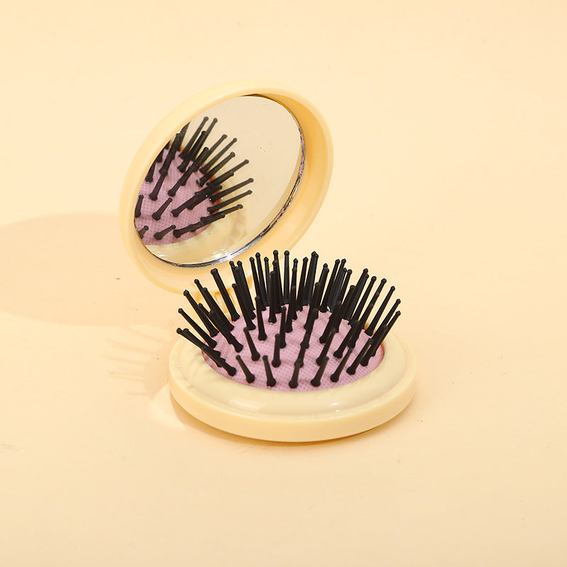 Folding Airbag Dopamine Color Plastic Cute Hair Brushes & Combs