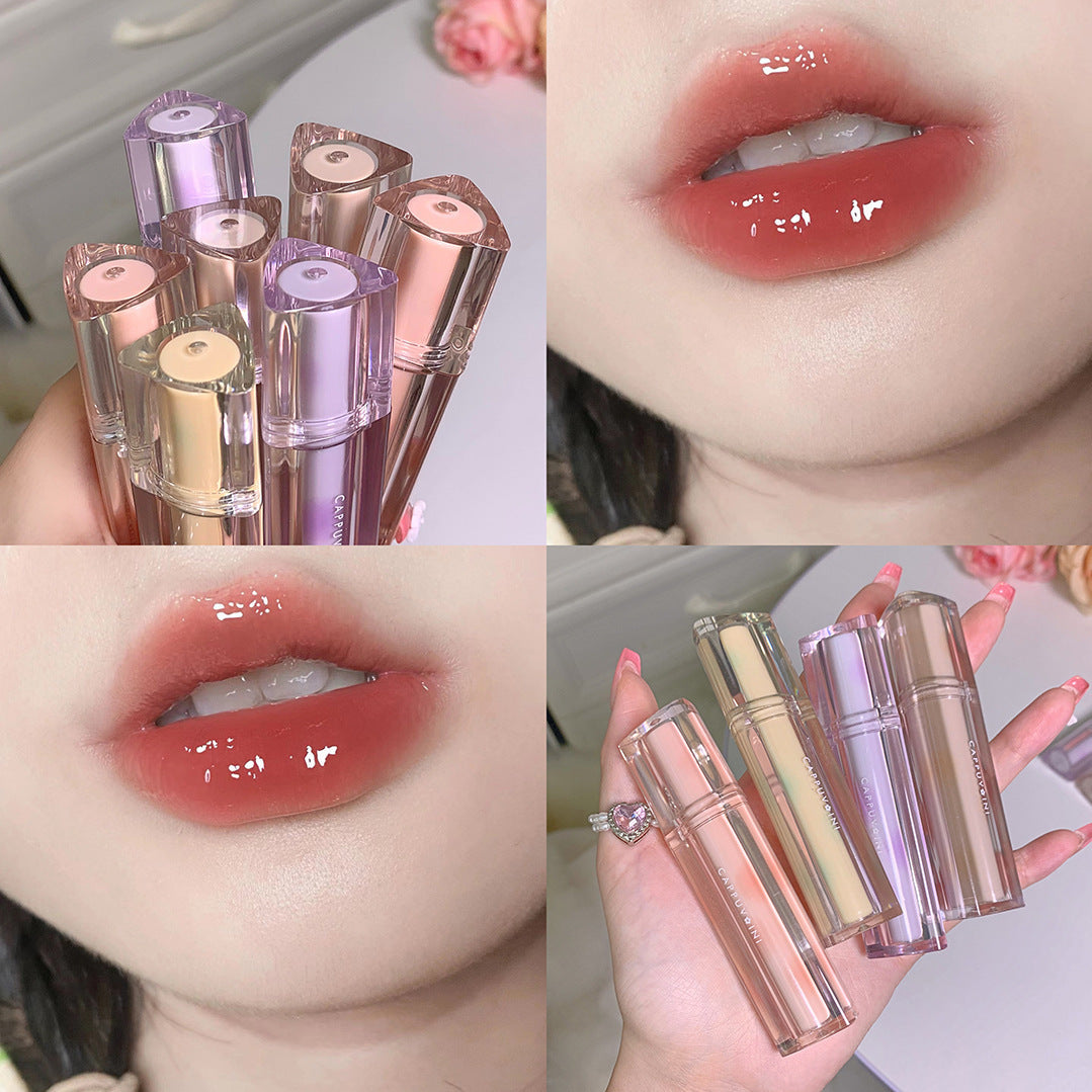 Iced Tea Mirror Lacquer Moisturizing Water Lipsticks