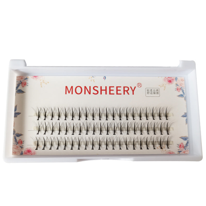 Sandwich Fairy Grafting Eyelashes Single Cluster Natural False Lashes