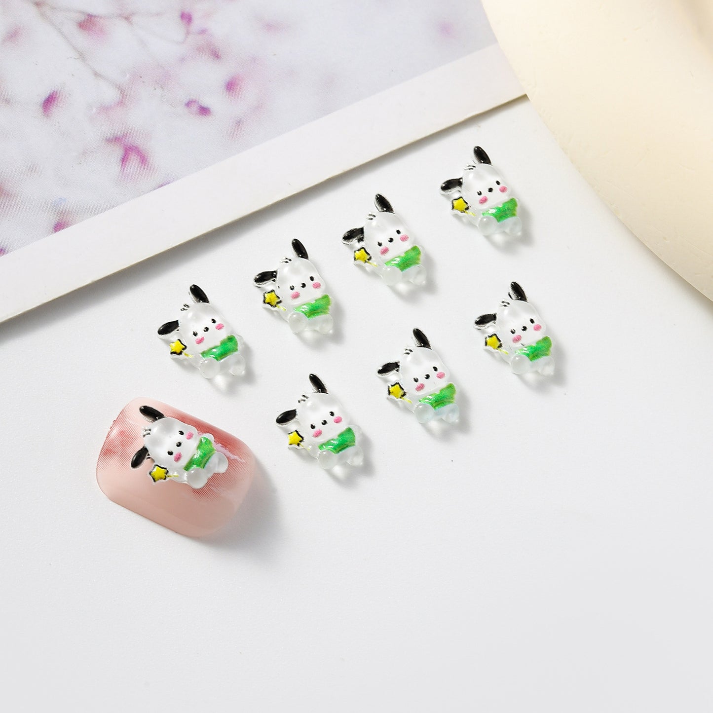 Cartoon Ornament Cute Cat Clow Melody Nail Care Nail Art