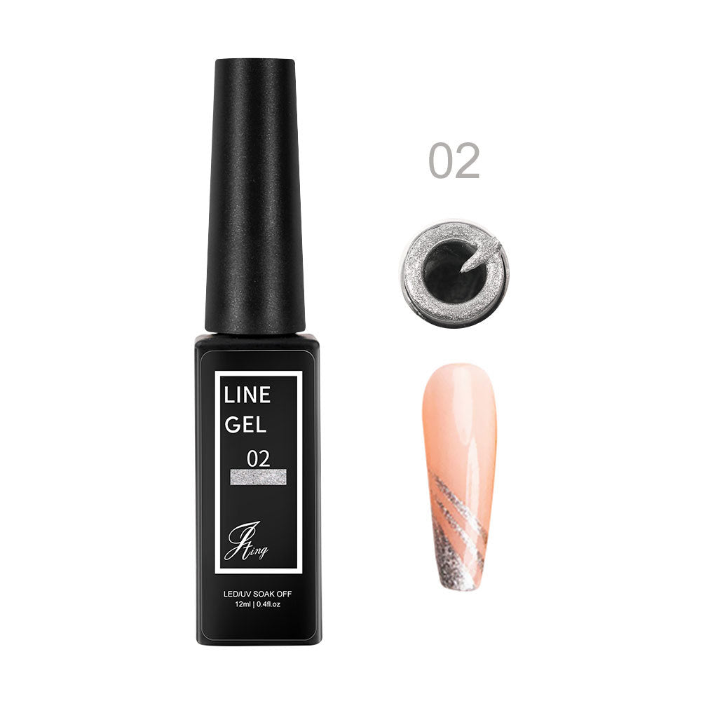 Single Bottle Line Pulling Gel Artificial Nail Polish