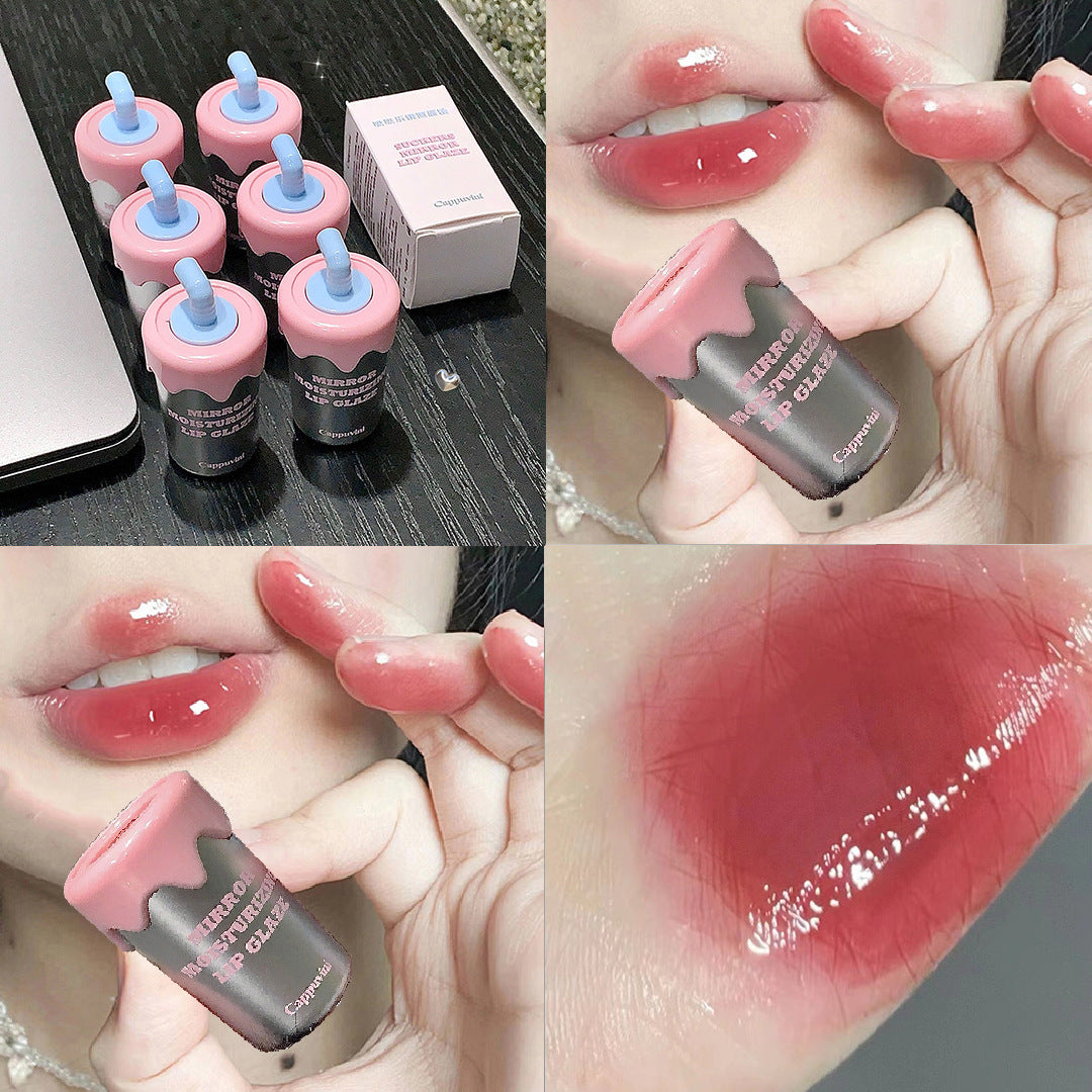 Mirror Lacquer Moisturizing Full Lips Clear Water Lipsticks