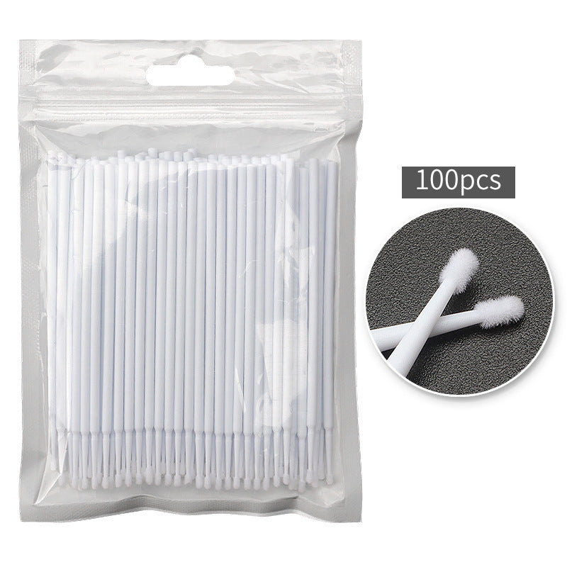 Eyelash Cotton Swab Disposable Swabs Small Head False Lashes