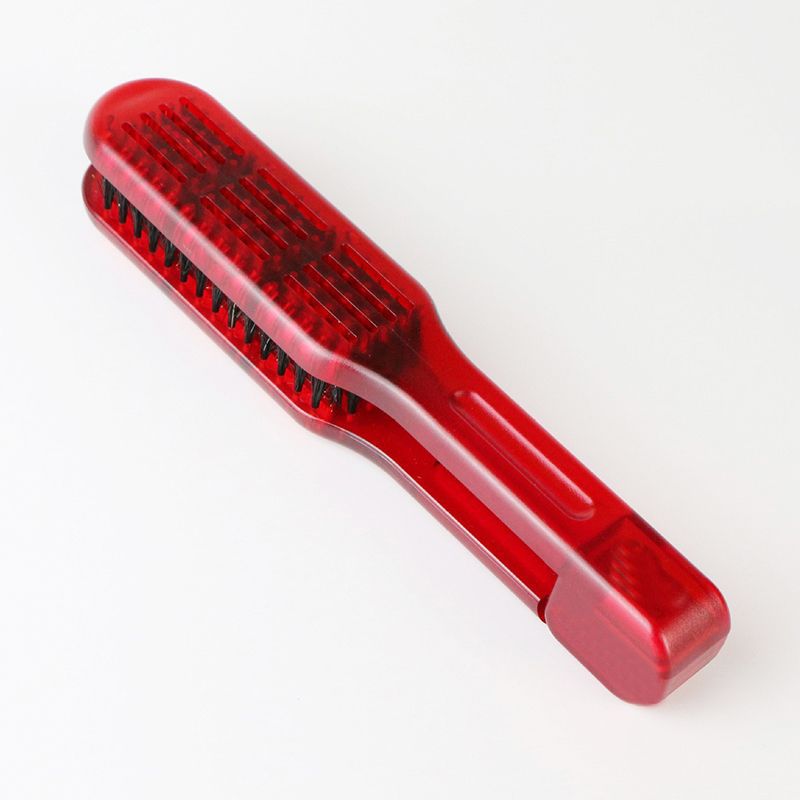 Clamp Plastic Hairdressing Transparent V Shape Hair Brushes & Combs