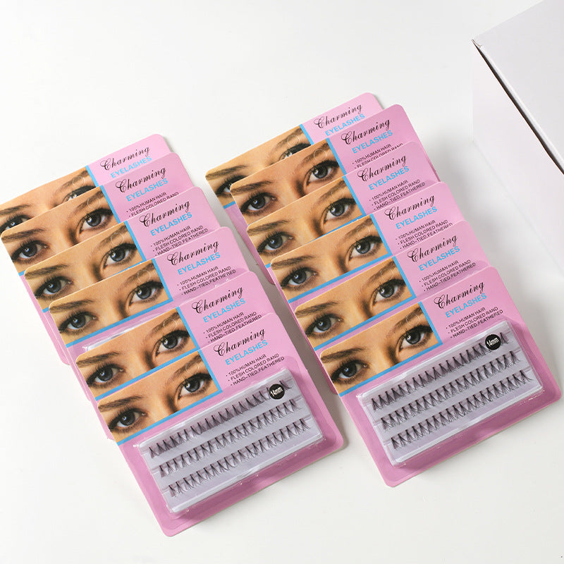 Eyelashes Artificial Fiber Eyelash Adhesive Individual False Lashes