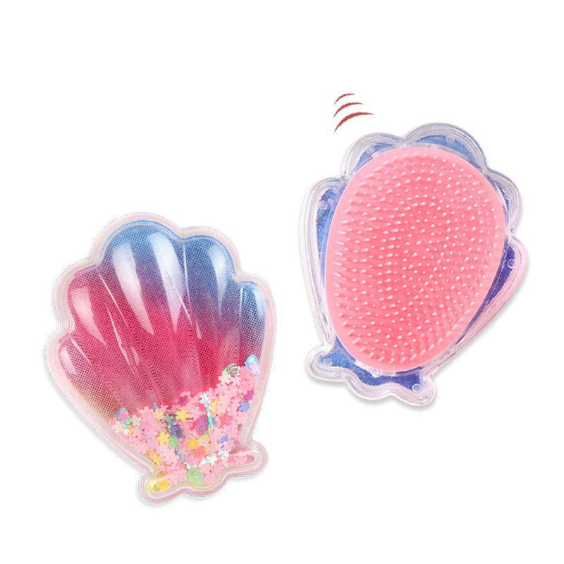 Heart Straight Portable Tangle Massage Small Hair Brushes & Combs