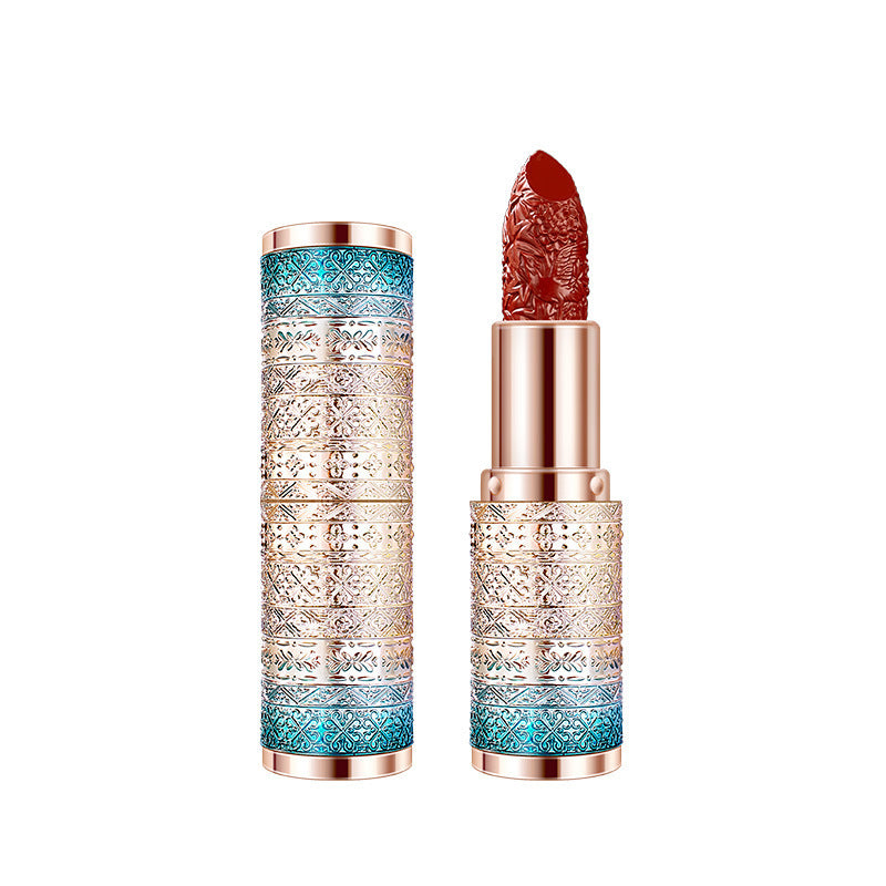 Beads Veet Matte Chinese Style Carved Lipsticks