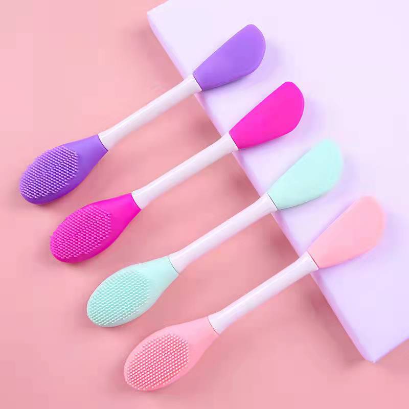 Mask Brush Dual-purpose Cleansing Soft Head Makeup Brushes Accessories