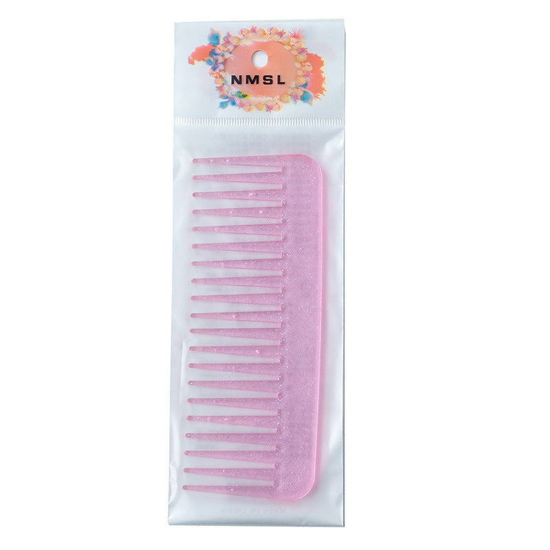 Glitter Color Dense Tooth Male Female Home Hair Brushes & Combs