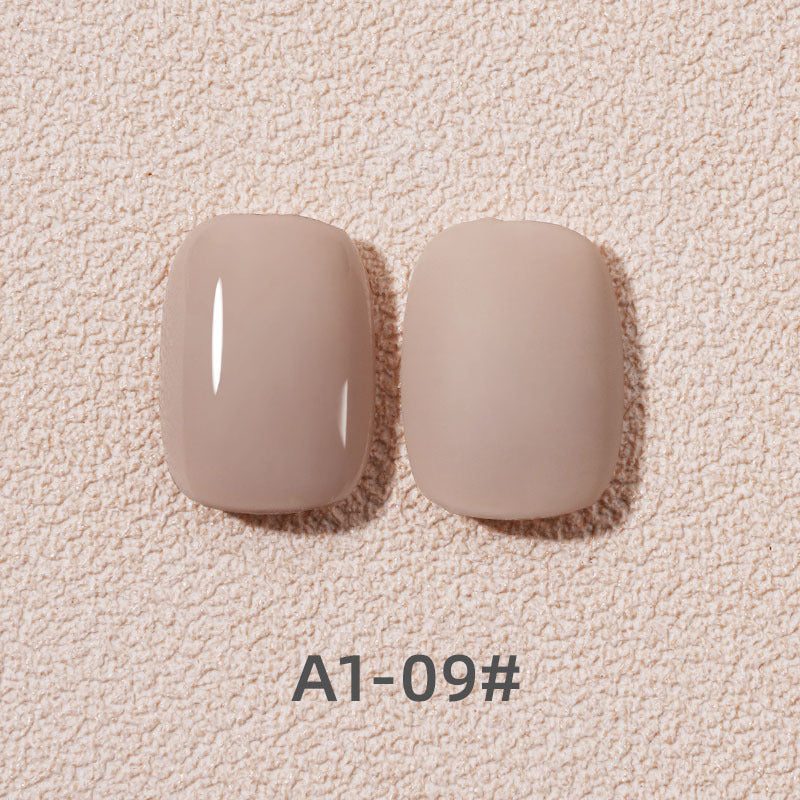 Ice Penetration Flesh Colored Milk Tea Apricot Color Nail Polish