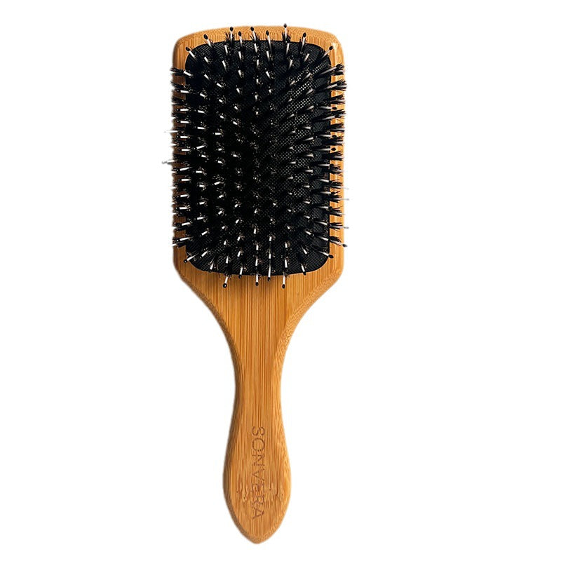 Smooth Fluffy Bristle Air Cushion Hairdressing Bamboo Hair Brushes & Combs