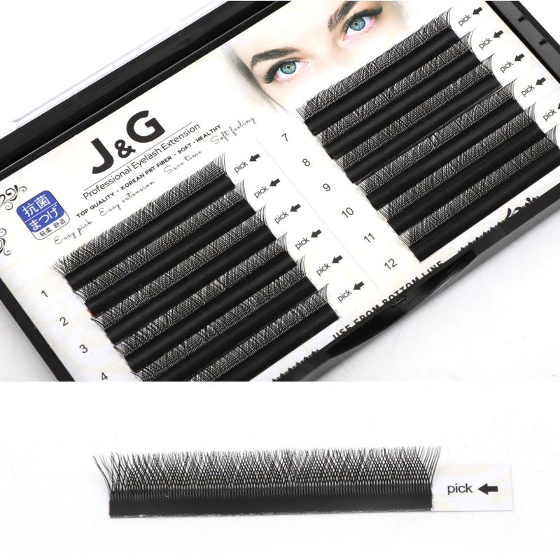 Eyelash Grafting Matte Black Y-shaped Love False Lashes