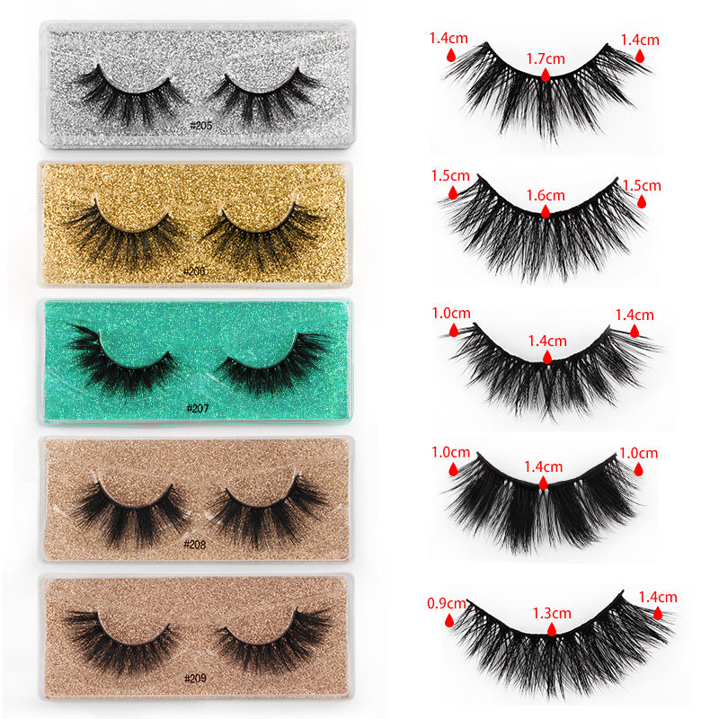 Eyelashes Natural Thick Exaggerated Package Eyelash False Lashes