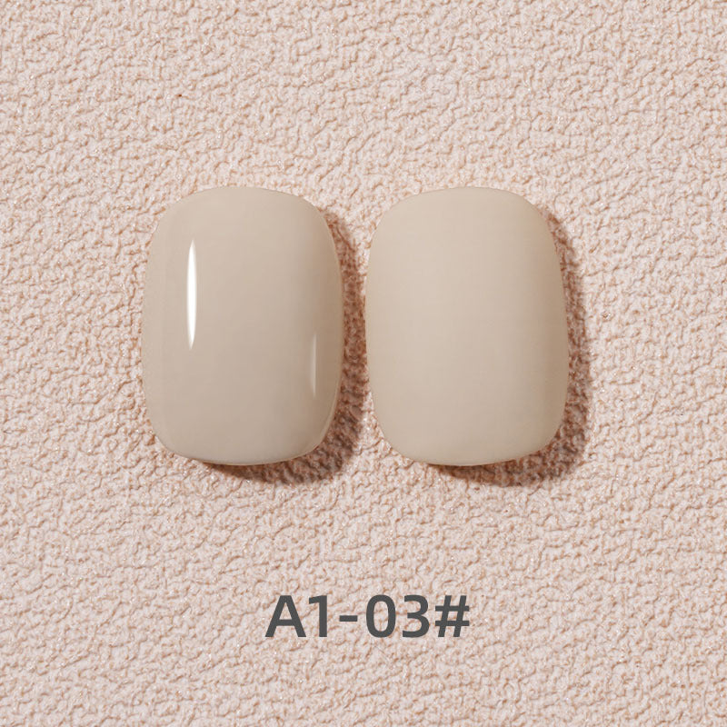 Ice Penetration Flesh Colored Milk Tea Apricot Color Nail Polish