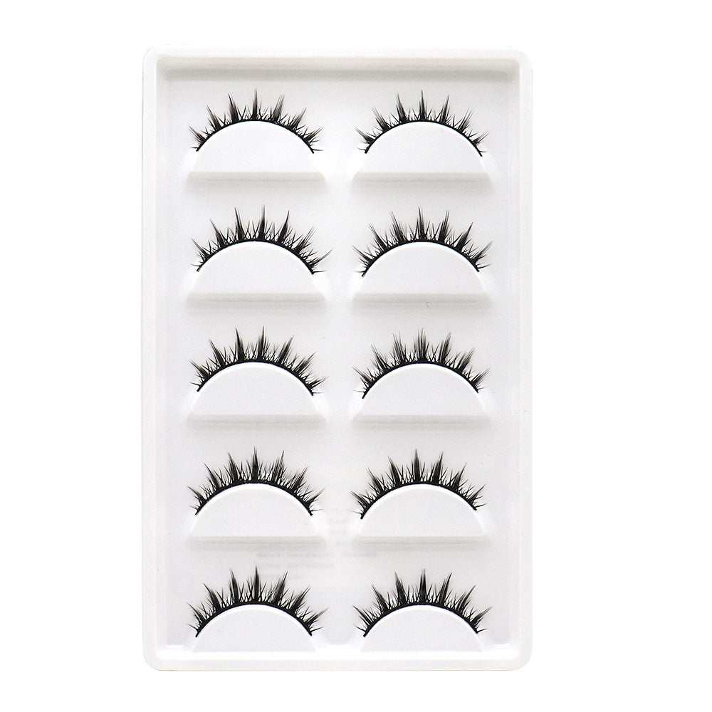 Plain Cross Eyelashes Mom Simulation Short False Lashes