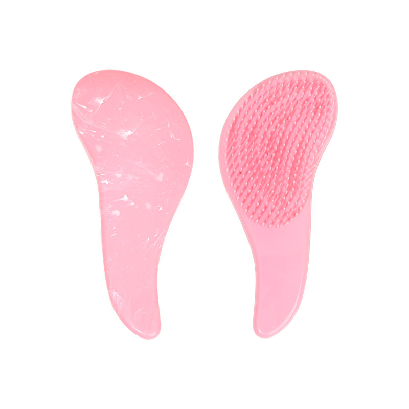 Versatile Massage Macaron Marbling Foot Smooth Hair Brushes & Combs