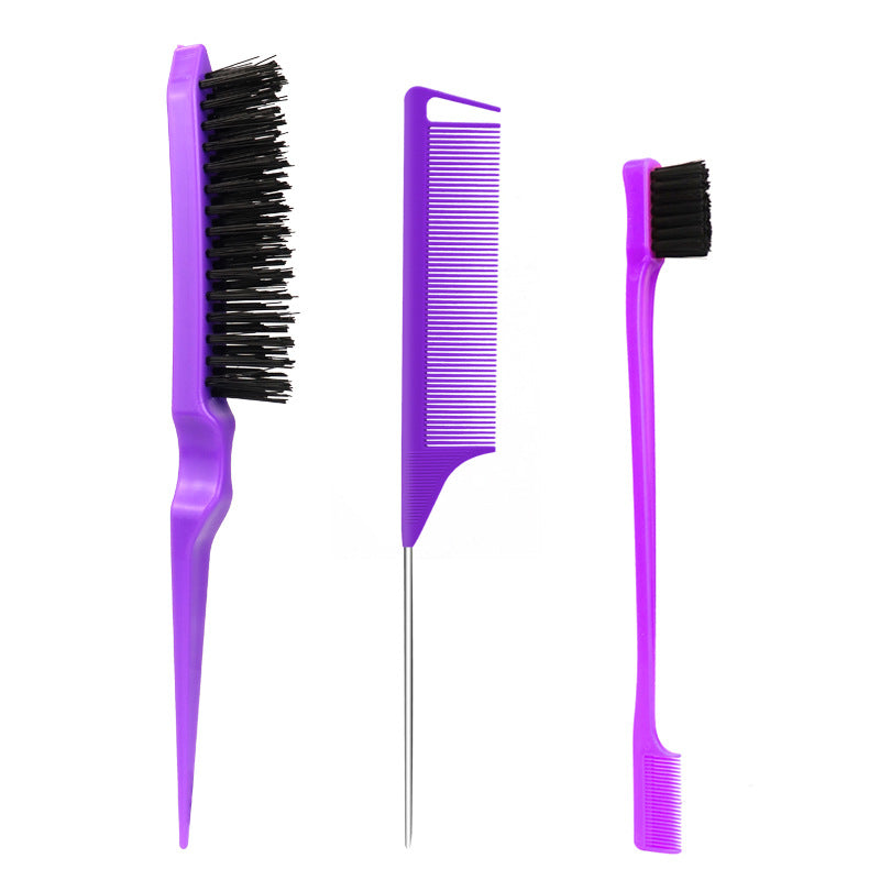 Double Head Eyebrow Brush Steel Needle Tail Hair Brushes & Combs