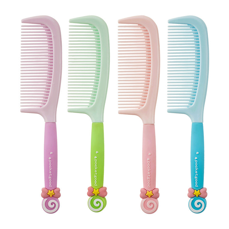 Women's For Only Lollipop Cartoon Silicone Handle Creative Hair Brushes & Combs