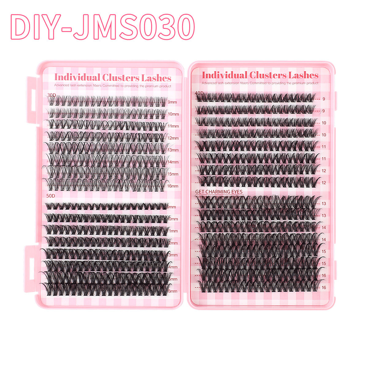 Eyelash Book Single Cluster Mixed Volume False Lashes