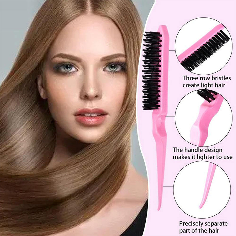 Hairdressing Suit Of Fine Teeth Fluff Tail Hair Brushes & Combs