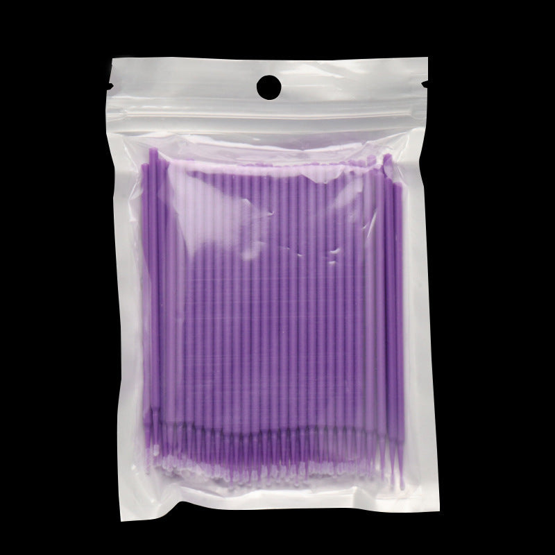 Eyelash Cotton Swab Disposable Swabs Small Head False Lashes