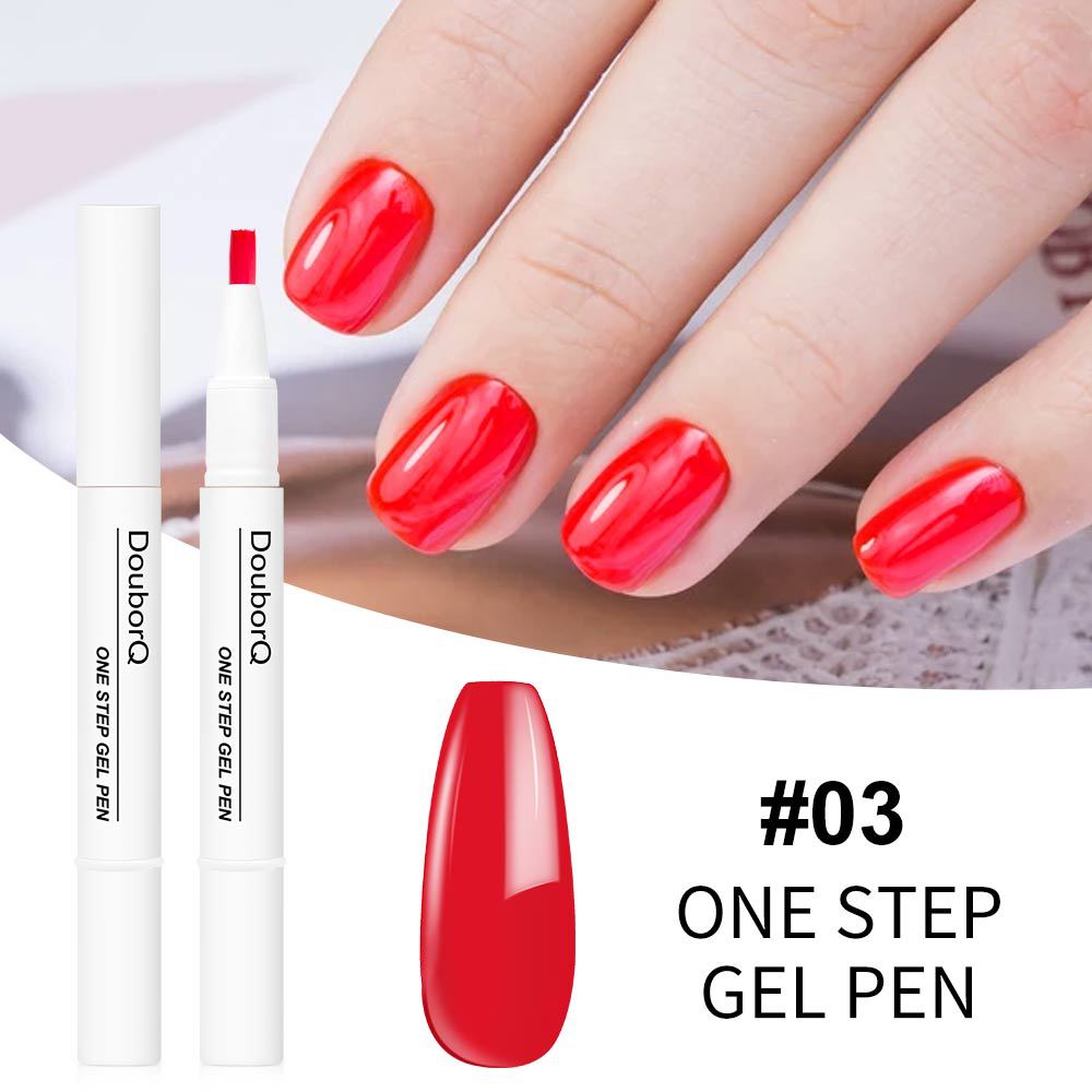 Manicure One Step Glue Pen-shaped Gel Nail Polish