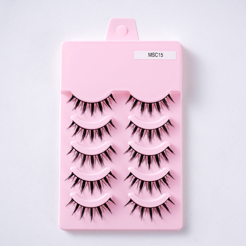 Eyelashes Eyelash Black Stem Self-adhesive Reusable False Lashes