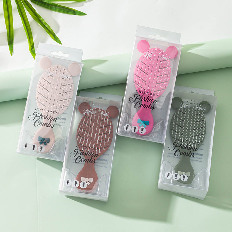 Shampoo Massage Cute Cartoon Ribs Tidying Hair Brushes & Combs