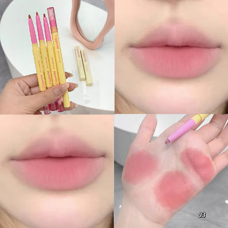 Outline Shaping Nude Color Female Hook Lipsticks