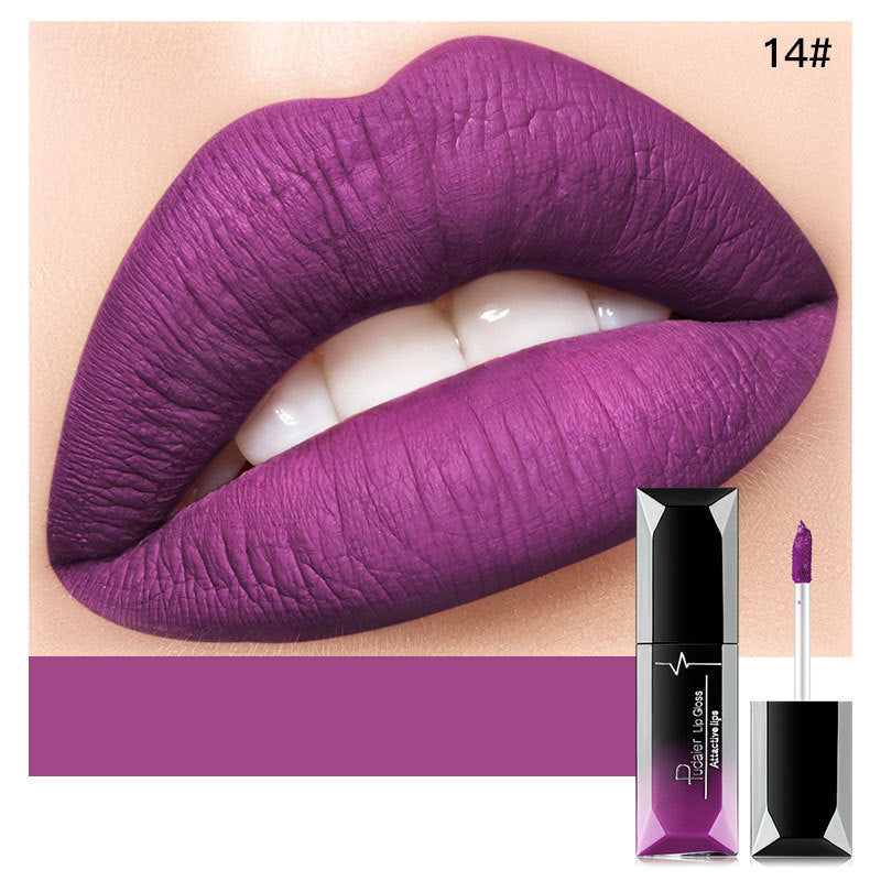 Color Matte Finish Liquid Rendering No Lipsticks