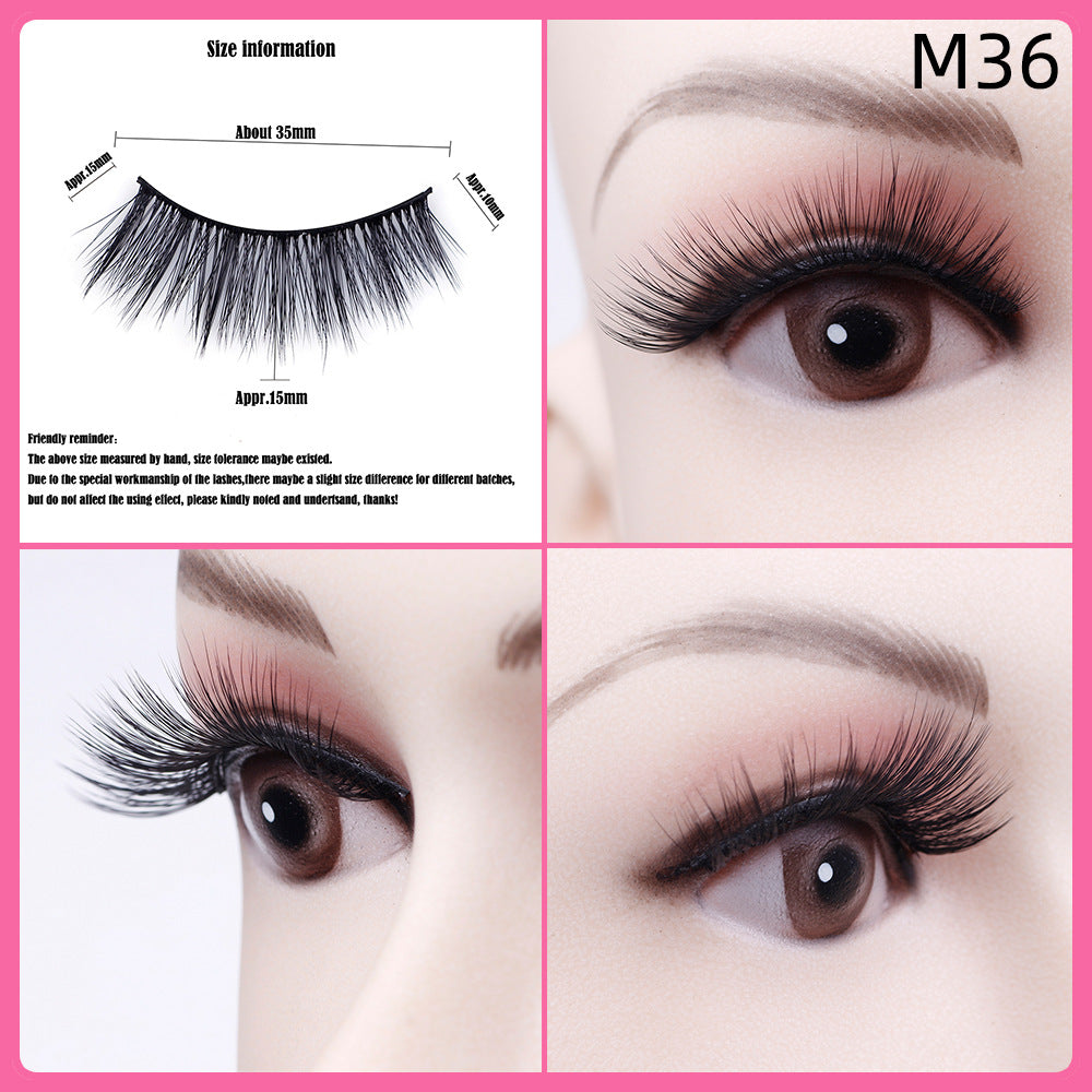 Cross High Imitation Mink Eyelashes Single False Lashes