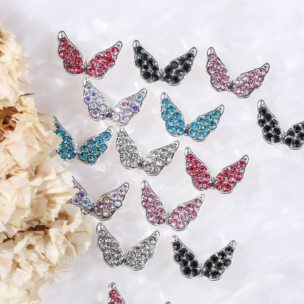 Angel Wings Alloy Ornament Cute Decoration Nail Care Nail Art