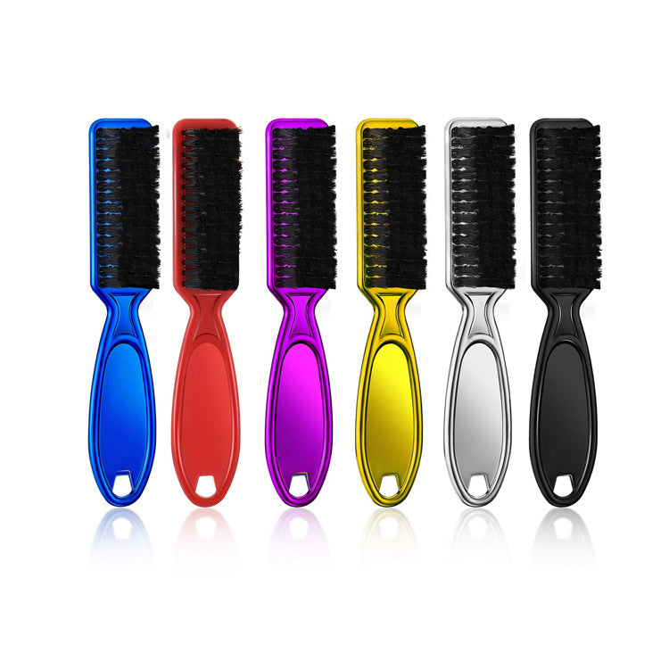 Sweep Color Plating Multicolor Plastic Handle Hair Brushes & Combs