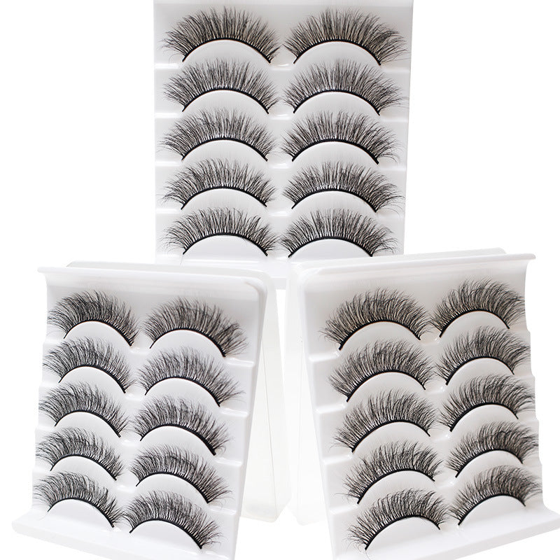 Eyelash Stability Pairs Three-dimensional Eyelashes Curling False Lashes