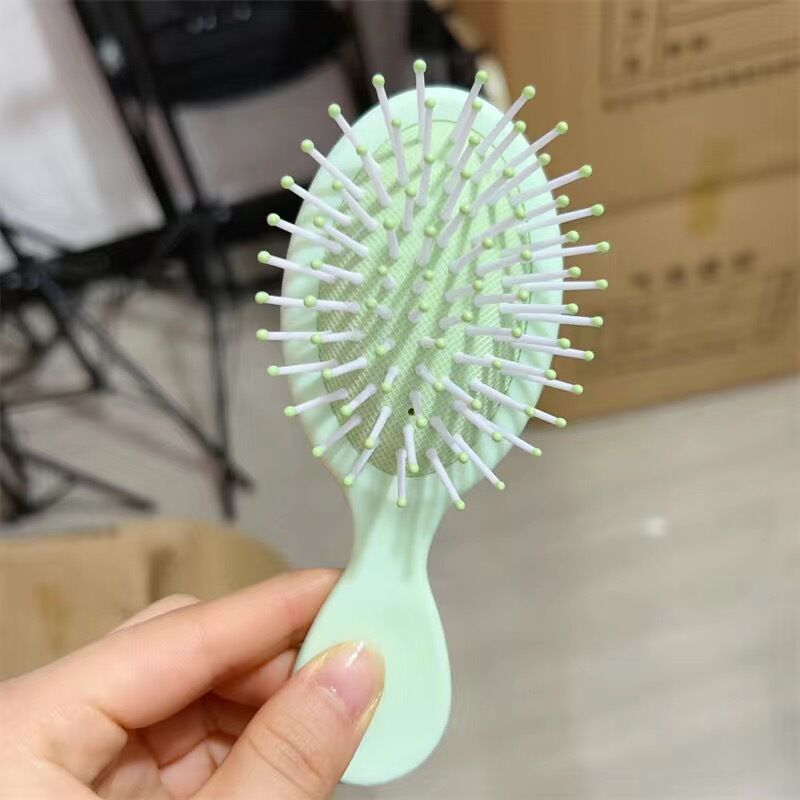 Macaron Color Air Cushion Small Portable Hair Brushes & Combs