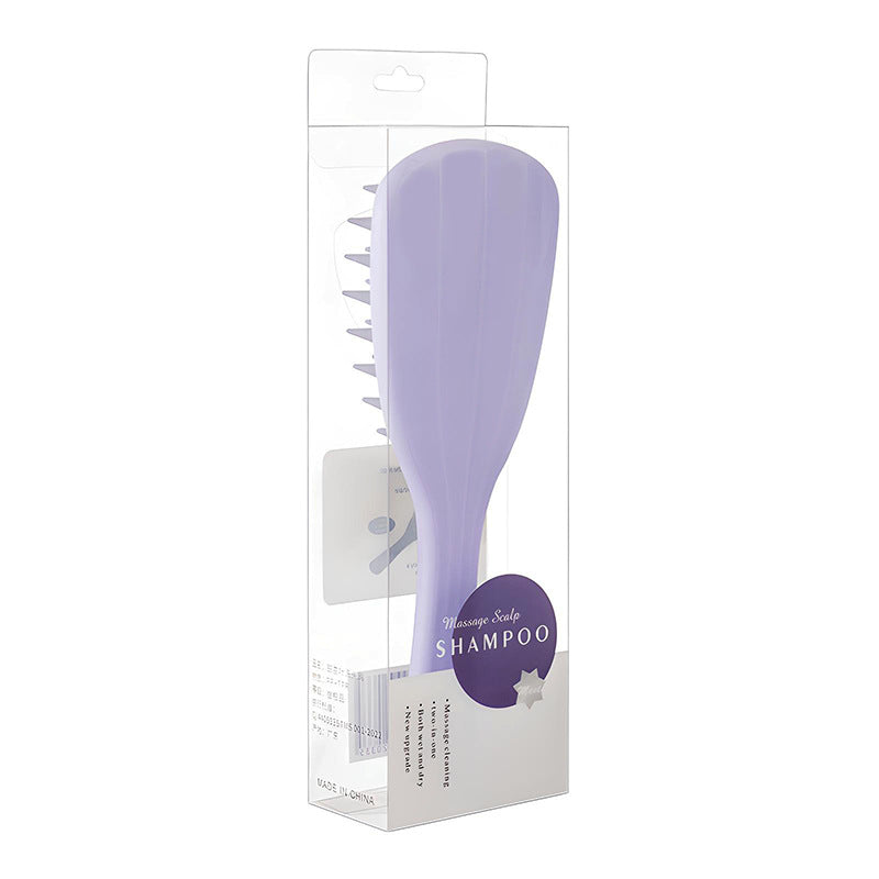 Women's & Men's Scalp Meridian Massage Wet Dry Long Handle Hair Brushes & Combs