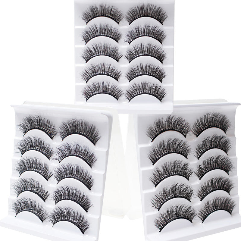 Eyelash Stability Pairs Three-dimensional Eyelashes Curling False Lashes